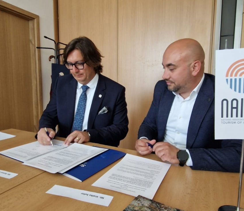 Потпишан меморандум за соработка меѓу НАИТМ и SACKA словачката асоцијација за туризам